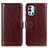 Leather Case Stands Flip Cover Holder M07L for OnePlus 9R 5G