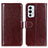 Leather Case Stands Flip Cover Holder M07L for OnePlus 9RT 5G