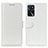 Leather Case Stands Flip Cover Holder M07L for Oppo A16s White