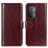 Leather Case Stands Flip Cover Holder M07L for Oppo A54 5G