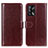 Leather Case Stands Flip Cover Holder M07L for Oppo A74 4G