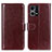 Leather Case Stands Flip Cover Holder M07L for Oppo F21 Pro 4G