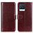 Leather Case Stands Flip Cover Holder M07L for Realme 8 4G