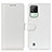 Leather Case Stands Flip Cover Holder M07L for Realme C20 White