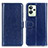 Leather Case Stands Flip Cover Holder M07L for Realme GT2 Pro 5G Blue