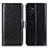 Leather Case Stands Flip Cover Holder M07L for Samsung Galaxy A13 4G Black