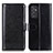 Leather Case Stands Flip Cover Holder M07L for Samsung Galaxy A82 5G Black