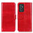 Leather Case Stands Flip Cover Holder M07L for Samsung Galaxy A82 5G Red