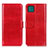 Leather Case Stands Flip Cover Holder M07L for Samsung Galaxy F42 5G Red