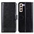 Leather Case Stands Flip Cover Holder M07L for Samsung Galaxy S21 FE 5G