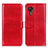 Leather Case Stands Flip Cover Holder M07L for Samsung Galaxy XCover 5 SM-G525F Red