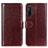 Leather Case Stands Flip Cover Holder M07L for Sony Xperia 1 V