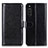 Leather Case Stands Flip Cover Holder M07L for Sony Xperia 10 III Lite Black