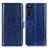 Leather Case Stands Flip Cover Holder M07L for Sony Xperia 10 III Lite Blue