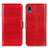 Leather Case Stands Flip Cover Holder M07L for Sony Xperia Ace III Red