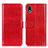 Leather Case Stands Flip Cover Holder M07L for Sony Xperia Ace III SO-53C Red
