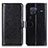 Leather Case Stands Flip Cover Holder M07L for Vivo X80 Pro 5G Black