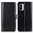 Leather Case Stands Flip Cover Holder M07L for Xiaomi Mi 11X 5G Black