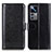 Leather Case Stands Flip Cover Holder M07L for Xiaomi Mi 12T 5G Black