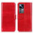 Leather Case Stands Flip Cover Holder M07L for Xiaomi Mi 12T Pro 5G Red