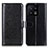 Leather Case Stands Flip Cover Holder M07L for Xiaomi Mi 13 5G Black