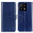 Leather Case Stands Flip Cover Holder M07L for Xiaomi Mi 13 5G Blue