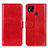 Leather Case Stands Flip Cover Holder M07L for Xiaomi POCO C31 Red