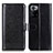 Leather Case Stands Flip Cover Holder M07L for Xiaomi Poco X3 GT 5G Black