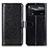 Leather Case Stands Flip Cover Holder M07L for Xiaomi Poco X4 Pro 5G Black