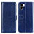 Leather Case Stands Flip Cover Holder M07L for Xiaomi Redmi A2 Plus Blue