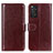 Leather Case Stands Flip Cover Holder M07L for Xiaomi Redmi Note 11 4G (2022)