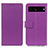 Leather Case Stands Flip Cover Holder M08L for Google Pixel 7 Pro 5G Purple