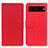 Leather Case Stands Flip Cover Holder M08L for Google Pixel 7 Pro 5G Red