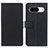 Leather Case Stands Flip Cover Holder M08L for Google Pixel 8 5G Black