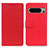 Leather Case Stands Flip Cover Holder M08L for Google Pixel 8 Pro 5G Red