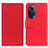 Leather Case Stands Flip Cover Holder M08L for Huawei Honor 50 SE 5G Red