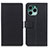 Leather Case Stands Flip Cover Holder M08L for Huawei Honor 60 SE 5G Black