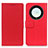 Leather Case Stands Flip Cover Holder M08L for Huawei Honor Magic5 Lite 5G Red