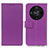 Leather Case Stands Flip Cover Holder M08L for Huawei Honor Magic6 Lite 5G Purple