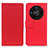 Leather Case Stands Flip Cover Holder M08L for Huawei Honor Magic6 Lite 5G Red