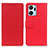 Leather Case Stands Flip Cover Holder M08L for Huawei Honor X7a Red