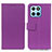 Leather Case Stands Flip Cover Holder M08L for Huawei Honor X8a 5G Purple