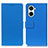 Leather Case Stands Flip Cover Holder M08L for Huawei Nova 10 SE Blue