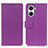 Leather Case Stands Flip Cover Holder M08L for Huawei Nova 10 SE Purple