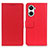 Leather Case Stands Flip Cover Holder M08L for Huawei Nova 10 SE Red