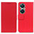 Leather Case Stands Flip Cover Holder M08L for Huawei Nova 11i Red