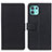 Leather Case Stands Flip Cover Holder M08L for Motorola Moto Edge 20 Lite 5G Black