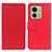 Leather Case Stands Flip Cover Holder M08L for Motorola Moto Edge (2023) 5G Red