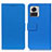 Leather Case Stands Flip Cover Holder M08L for Motorola Moto Edge 30 Ultra 5G Blue