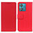 Leather Case Stands Flip Cover Holder M08L for Motorola Moto Edge 40 Neo 5G Red